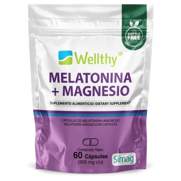 Melatonina con Magnesio 60 capsulas