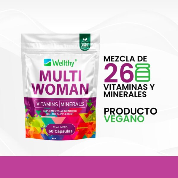 Multivitamínico Premium para Mujeres 60 Cápsulas - Image 3