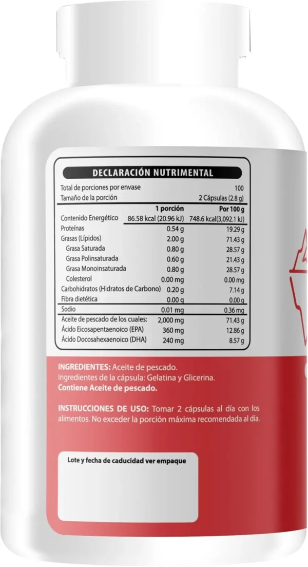 Omega ARTIC 200 Cápsulas - Image 2